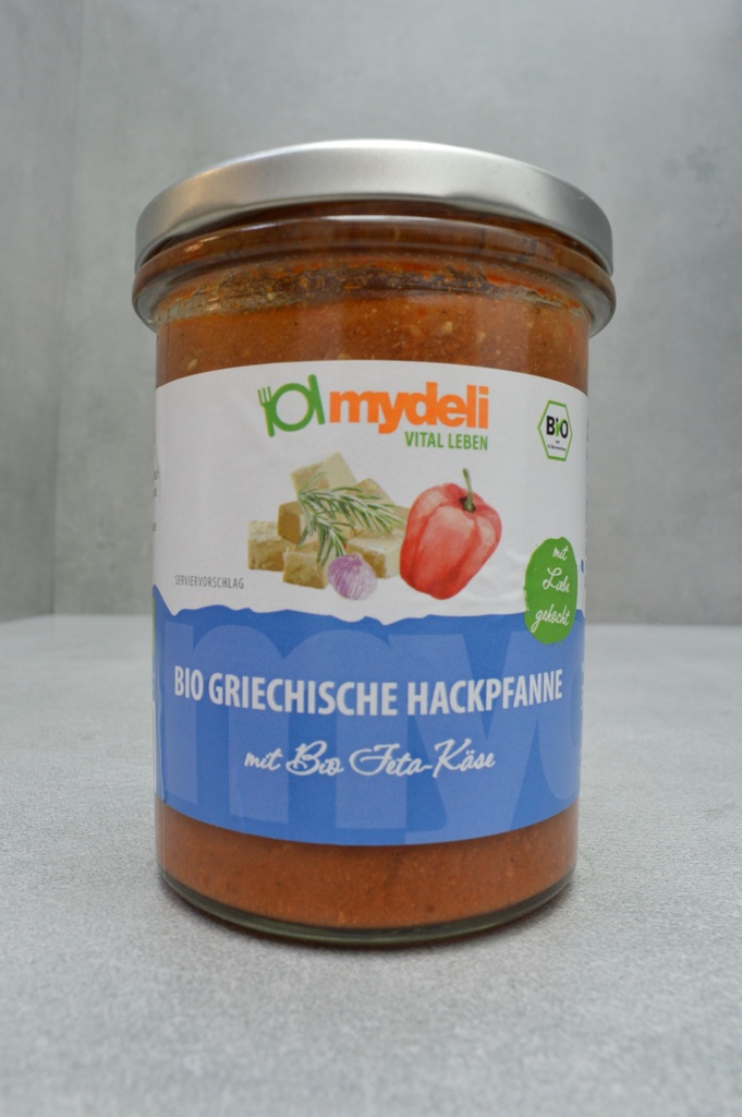 Bio Griechische Hackpfanne mit Feta-Käse